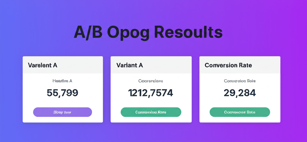 A/B testing framework